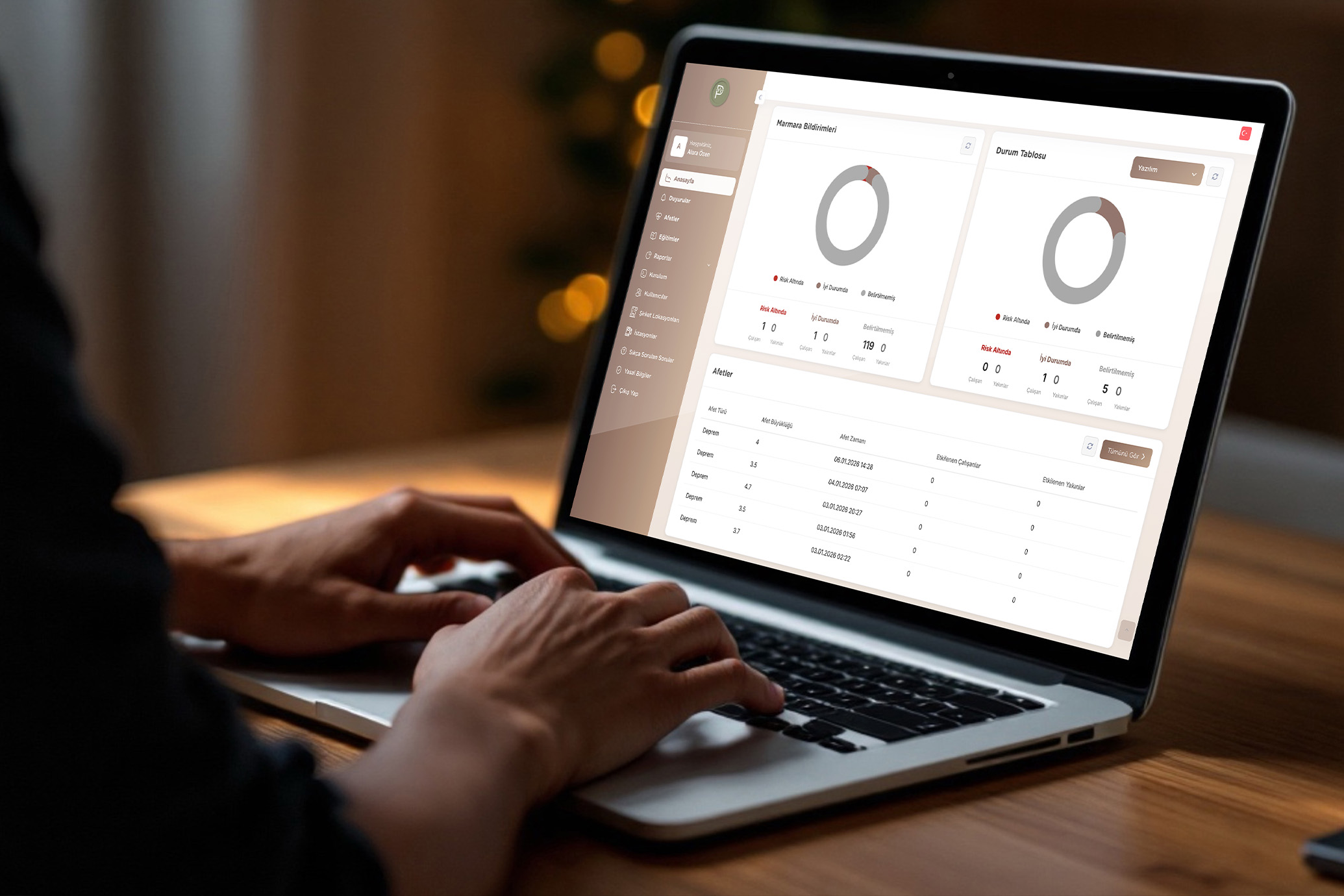 Crisis Management Dashboard